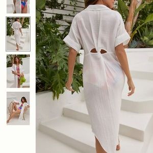 Anthropologie The Lucia Dress Swim Cover Up